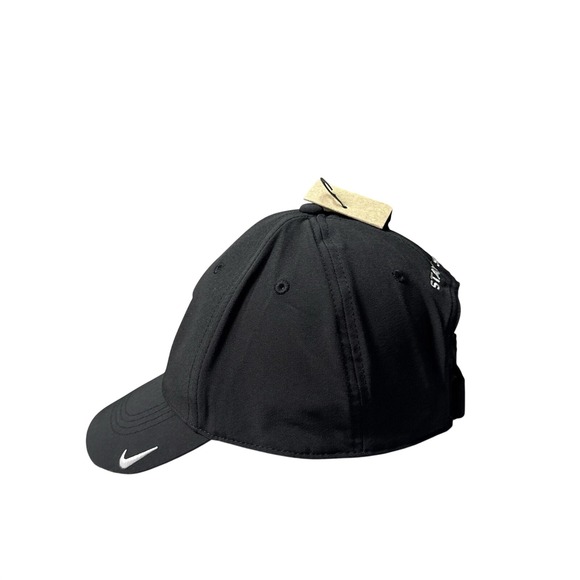 LMNT Nike Legacy 91 NetJets Black Solid Dri-Fit Golf Hat Size Stay Salty M/L